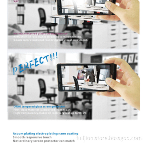 Anti-crack Anti-fingerprint Tempered-glass Screen Protector for Huawei Ascend P6
